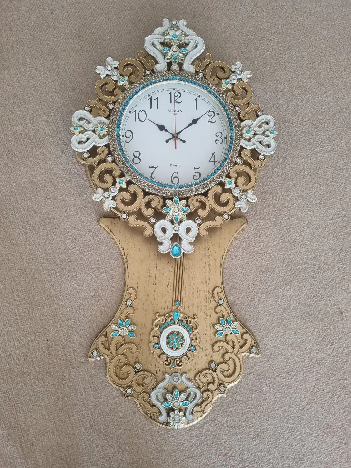فروش ساعت رو دیواری طرح برنز|ساعت دیواری و تزئینی|کوهدشت, |دیوار