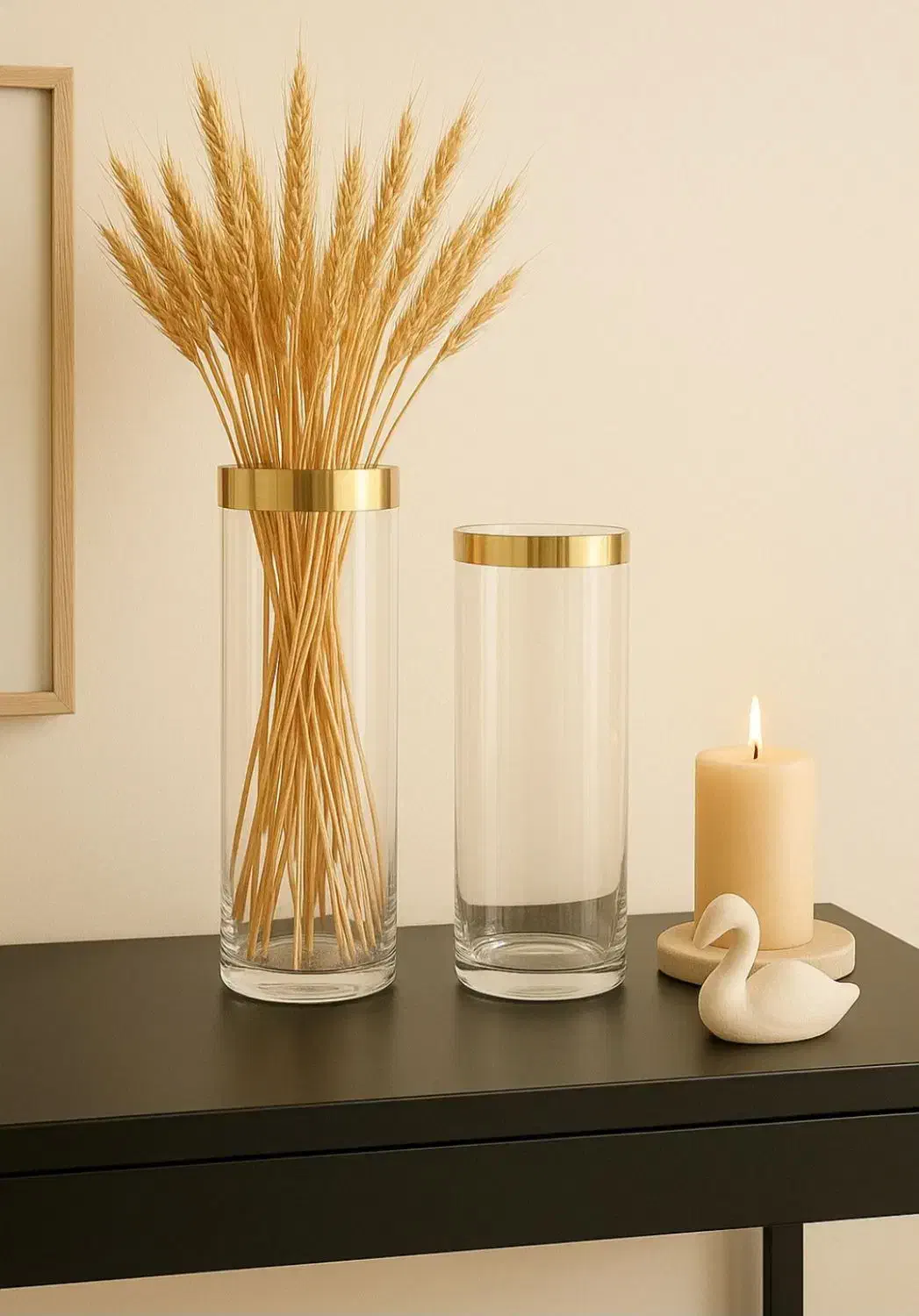 شیشه لبطلایی مناسب دکور و چیدمان خاص|ظروف سرو و پذیرایی|سبزوار, همت|دیوار