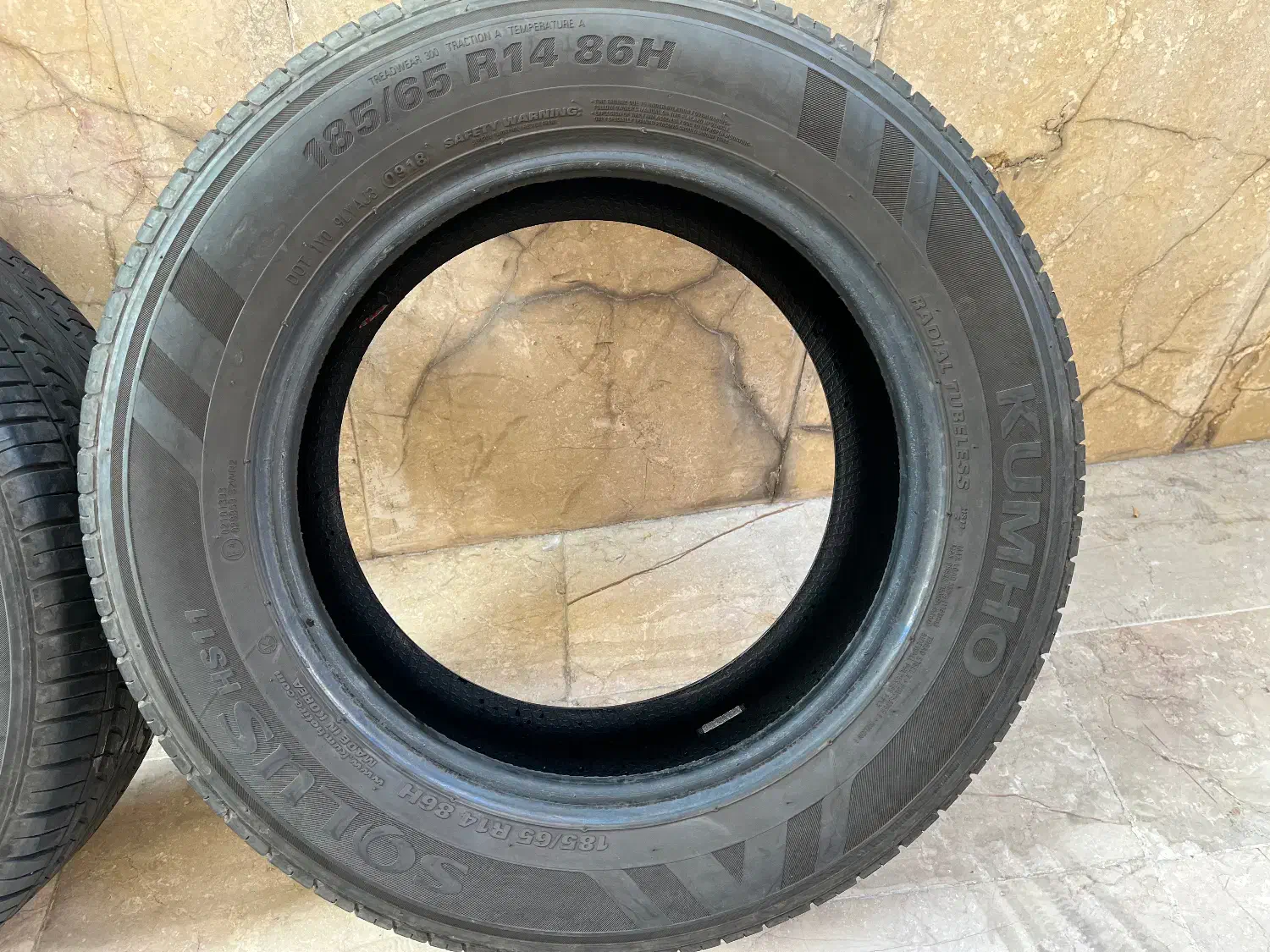2حلقه لاستیک استوک کومهو کره 185/65/14|قطعات یدکی و لوازم جانبی|تهران, سلسبیل شمالی|دیوار