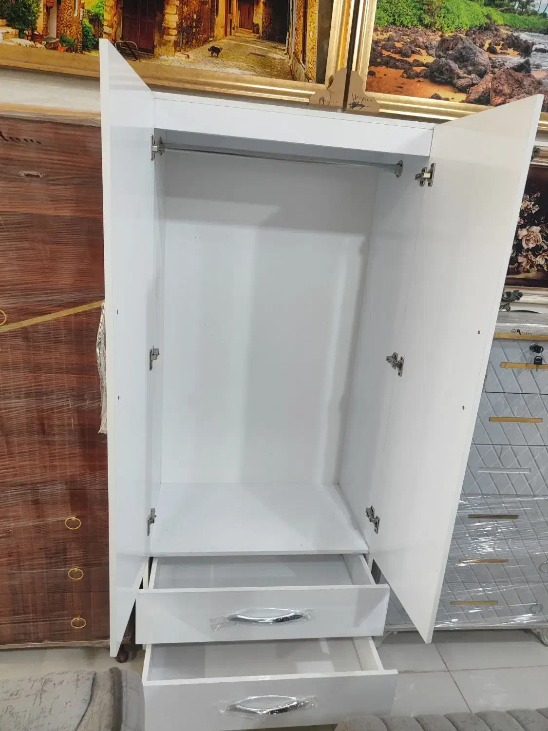 کمد دو  درب .دوکشو ۵۵۰۰۰۰۰|جاکفشی، کمد، دراور|لردگان, |دیوار