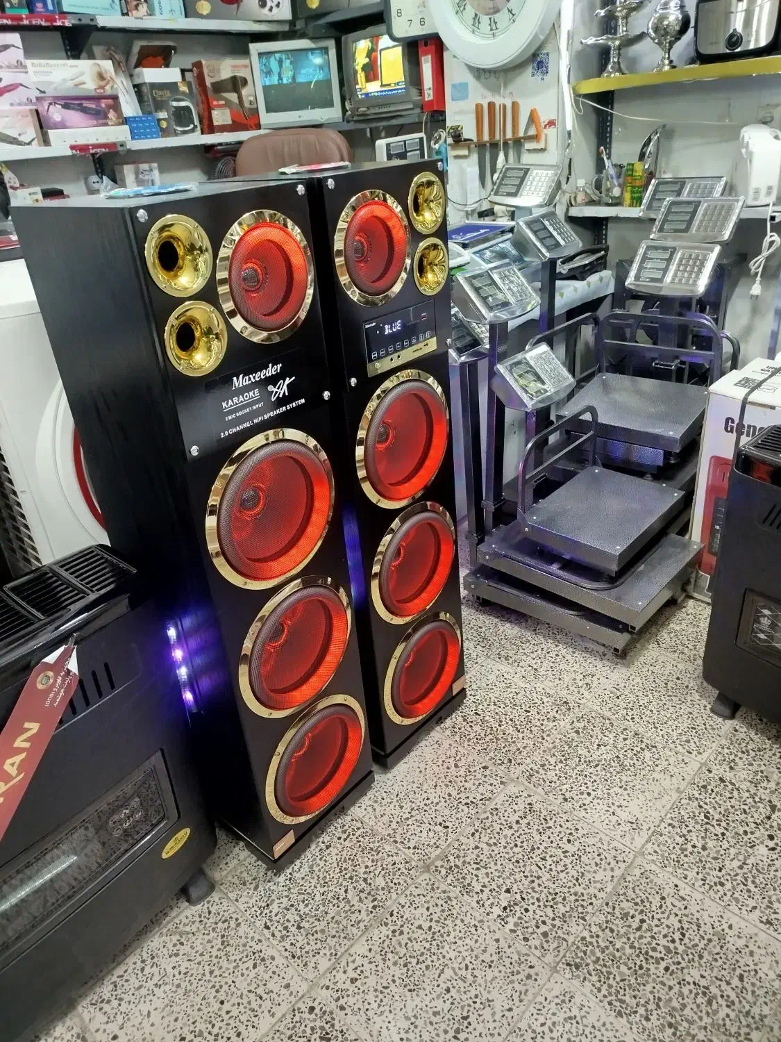 اسپیکر جفتی 6ساب مکسیدر پر قدرت با گارانتی|سیستم صوتی خانگی|شاهرود, |دیوار