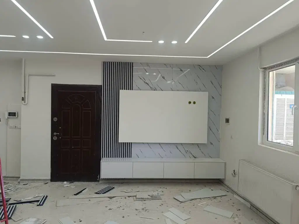 لاین نوری کناف بصورت کامل|ریسه و چراغ تزئینی|خرمآباد, |دیوار