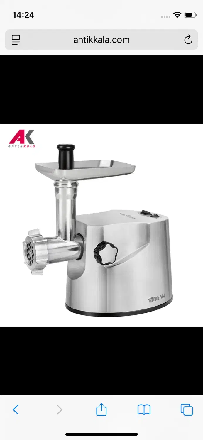 چرخ گوشت مدل PC-FW1172 پارس خزر|خردکن، آسیاب، غذاساز|تهران, شهران جنوبی|دیوار