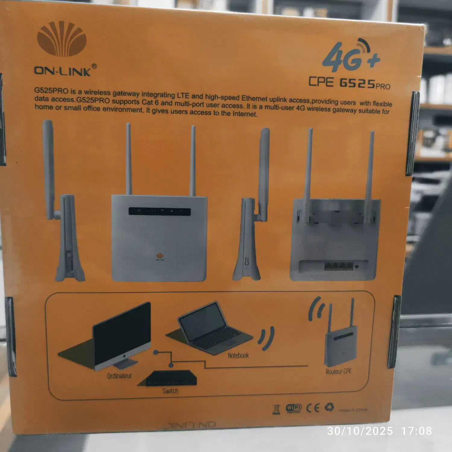 مودمcpe G525|مودم و تجهیزات شبکه|مشهد, الهیه|دیوار