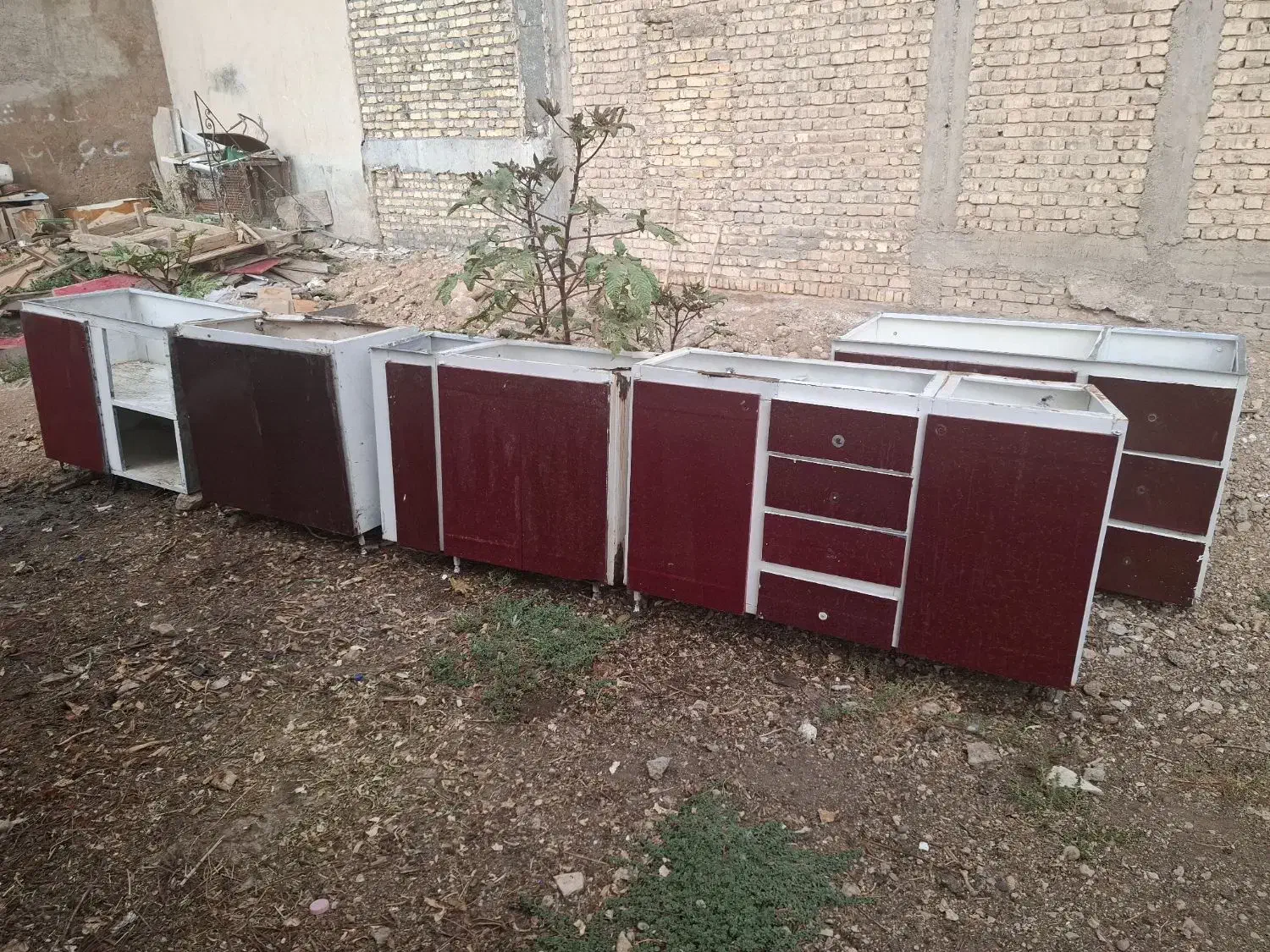 کابینت فلزی 12 متر زمینی با سنگ هست|مصالح و تجهیزات ساختمان|شیراز, ریاستی|دیوار