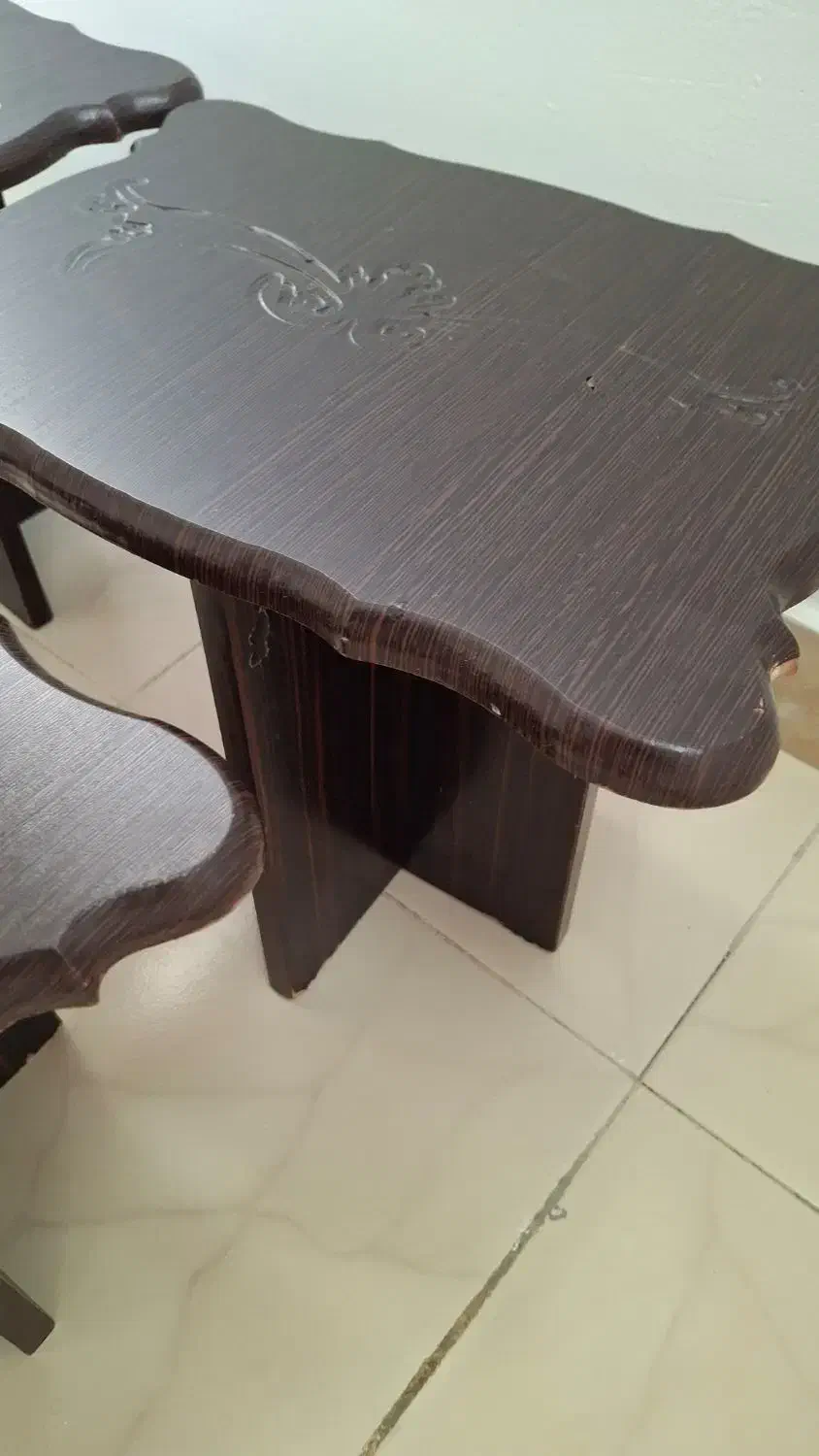 4 عدد میز عسلی جلو مبلی جنس نوپان|مبلمان خانگی و میز عسلی|کرمانشاه, |دیوار