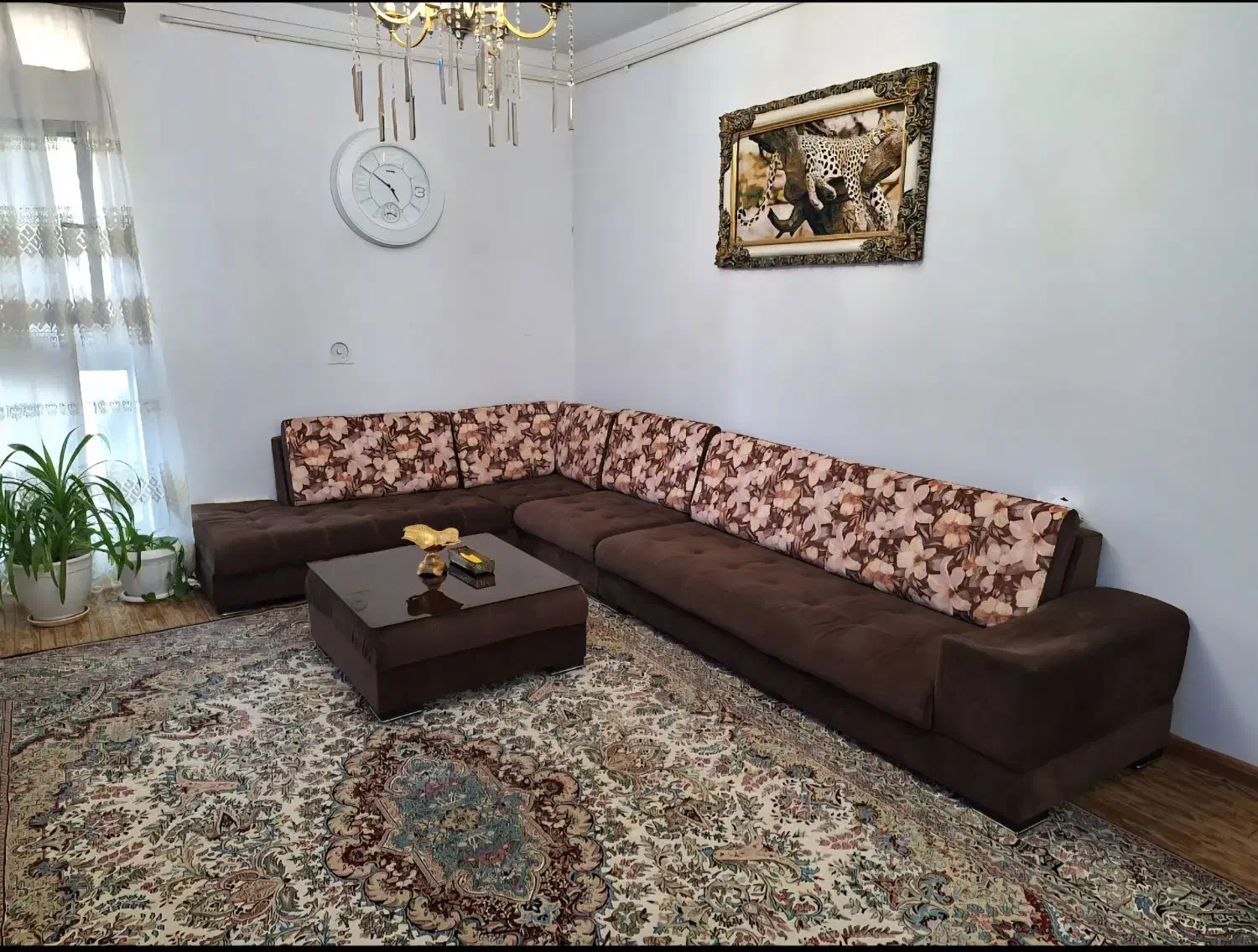 مبل ال در حد نو ۷نفره|مبلمان خانگی و میز عسلی|منجیل, |دیوار