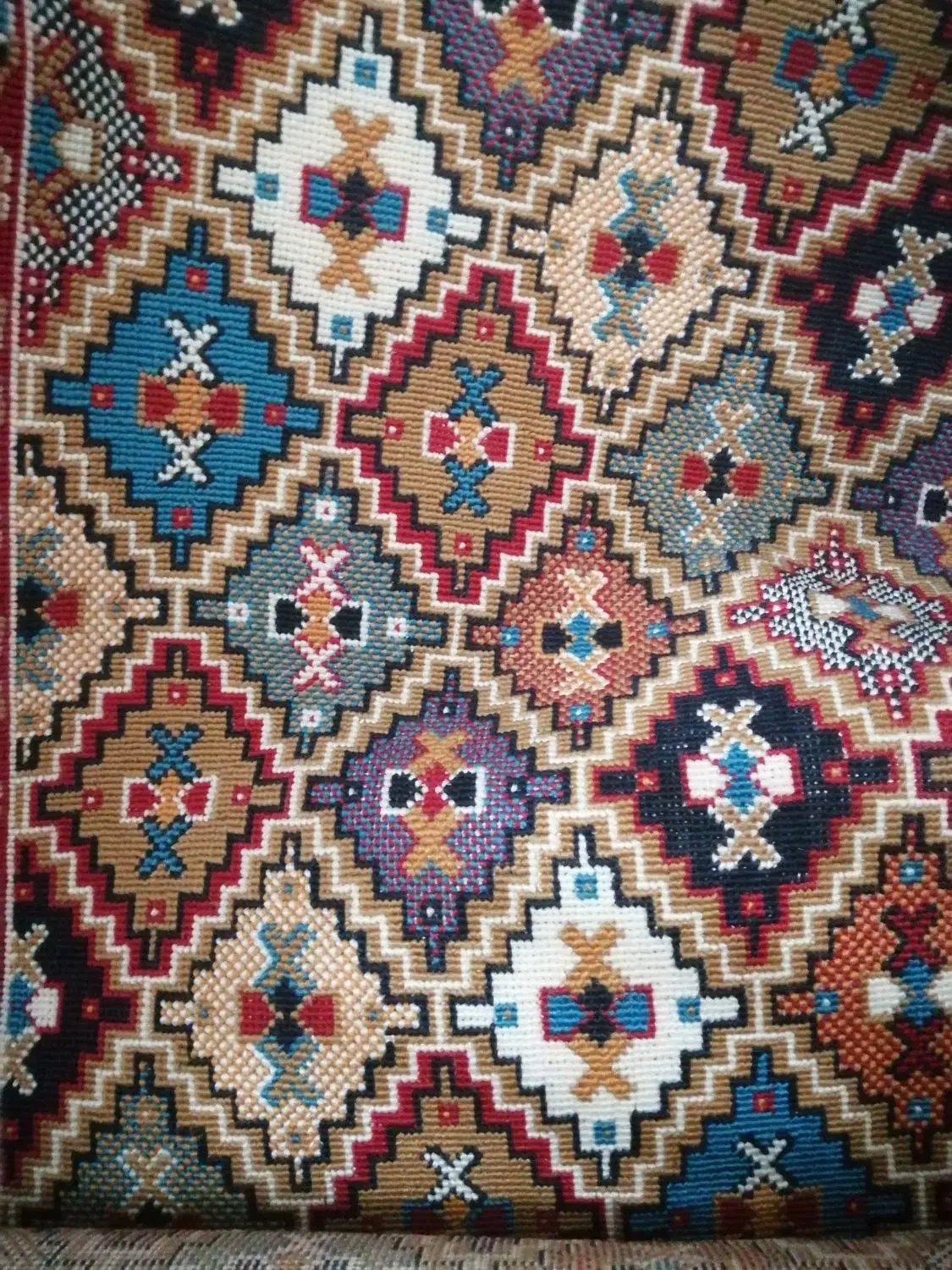 گلیم|گلیم، جاجیم، گبه|کرمان, |دیوار