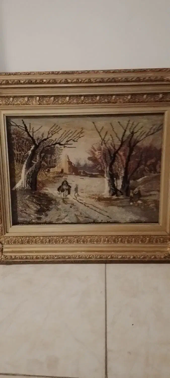 تابلو فرش دستباف متعلق به ۴۰ سال پیش کلکسیونی|کلکسیون اشیاء عتیقه|تهران, بهار|دیوار