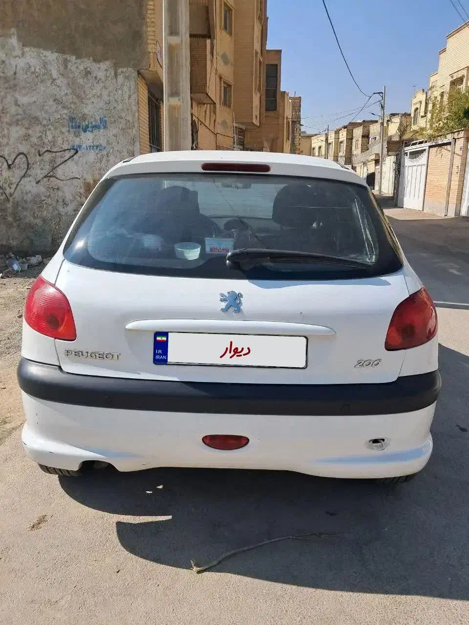 پژو۲۰۶ تیپ ۵ مدل ۹۵|خودرو سواری و وانت|اصفهان, فردوان|دیوار