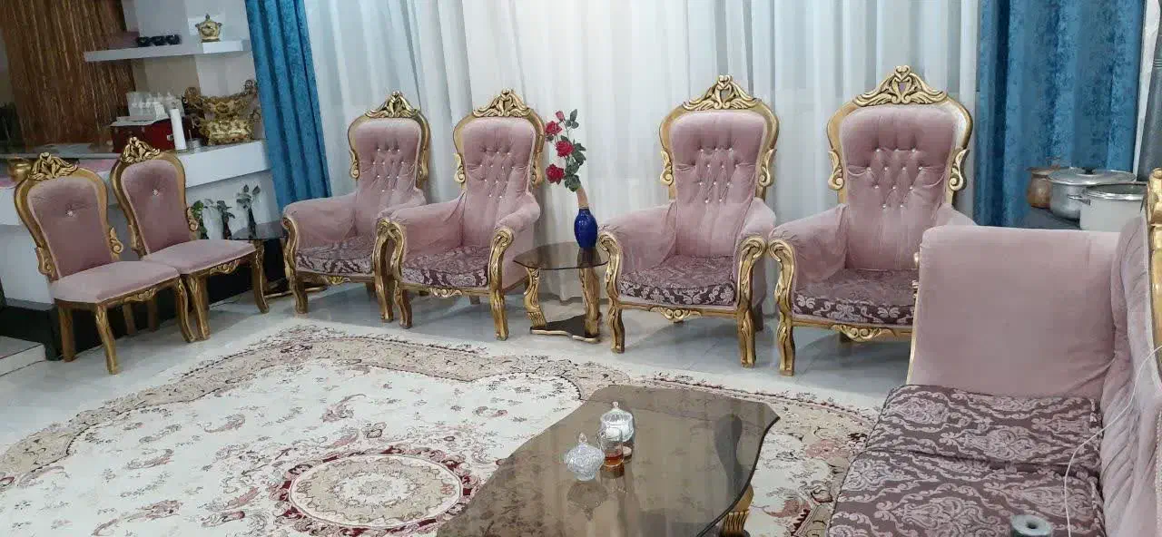 مبل استیل۹نفره|مبلمان خانگی و میز عسلی|مشهد, امیریه|دیوار