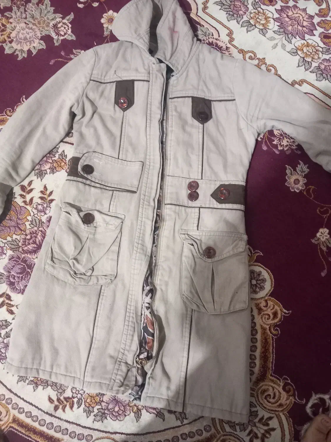 کافشن یا پالتو دخترانه مناسب برا 10تا14|لباس|رامهرمز, |دیوار