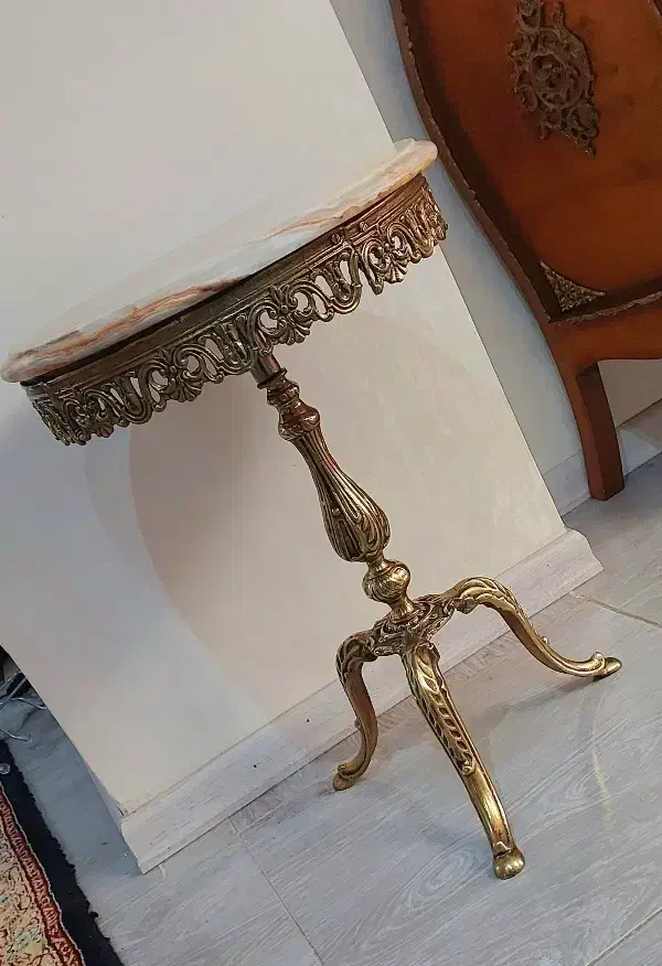 میز تلفن چوبی و برنج|میز تلفن|تبریز, |دیوار