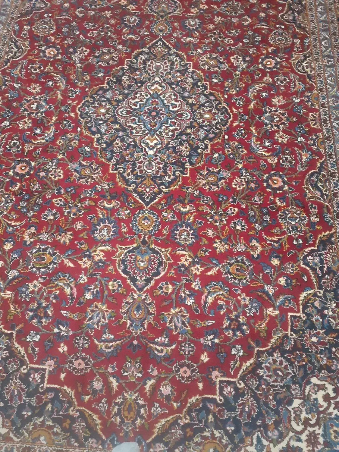 فرش دستبافت ۱۲ متری کاشان|فرش|بروجرد, |دیوار