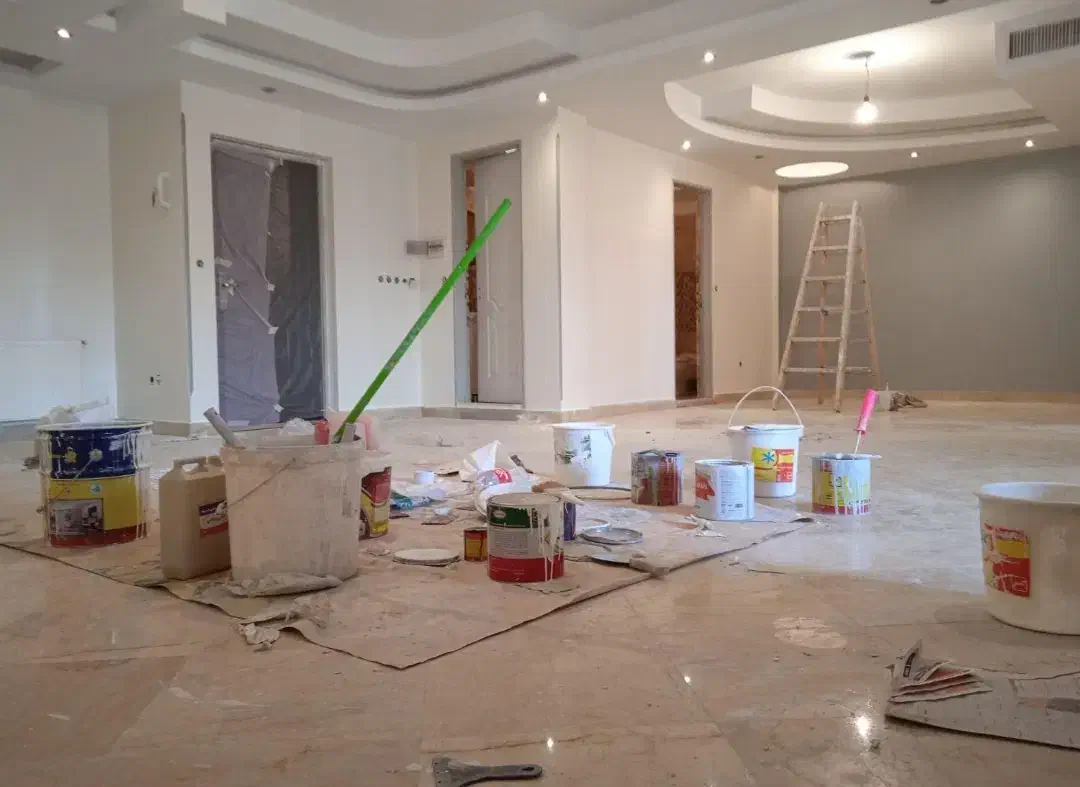 نقاش و نقاشی ساختمان متری۱۰۰/ زیرسازی کاغد۶۸/|خدمات پیشه و مهارت|اصفهان, پوریای ولی|دیوار