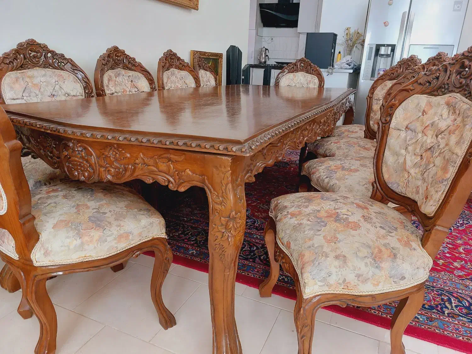 میز ناهارخوری ۱۰ نفره|میز و صندلی غذاخوری|هشتگرد, شهرک گلخانه|دیوار
