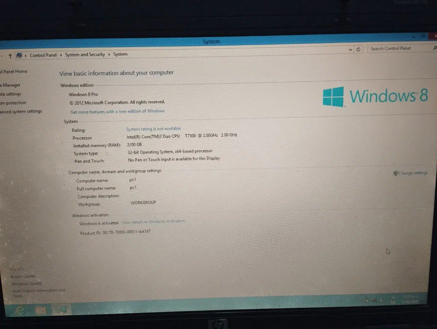 لبتاپ hp|رایانه همراه|اردبیل, |دیوار