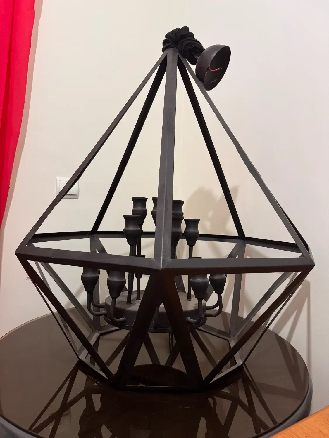 لوستر مدرن فلزی|لوستر و چراغ آویز|تهران, جنتآباد شمالی|دیوار