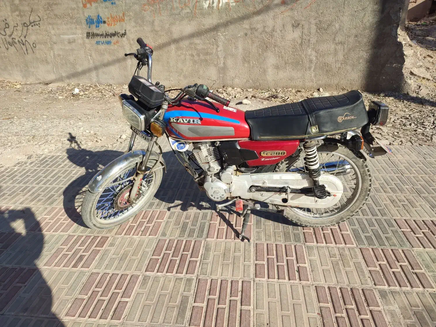 موتور 200 فروشی مدل 93|موتورسیکلت|بم, |دیوار