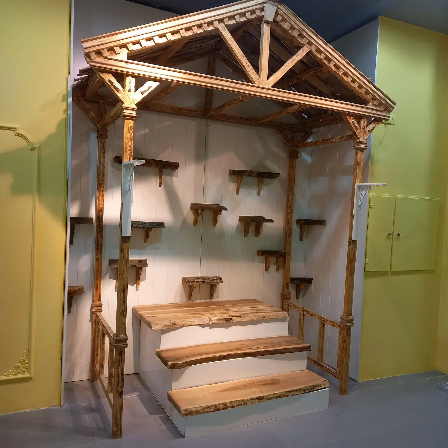 پروفیل چوب روس قفسه رگال درجه یک|فروشگاه و مغازه|ساوه, |دیوار