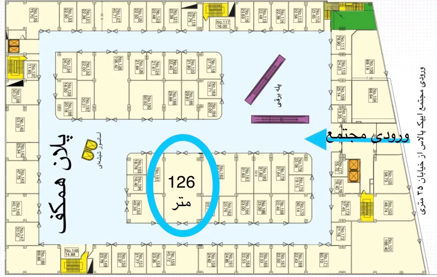 اجاره مغازه 126M پاساژ ایپک پالاس اندیشه/پالازپلاس|اجارهٔ مغازه و غرفه|تبریز, |دیوار
