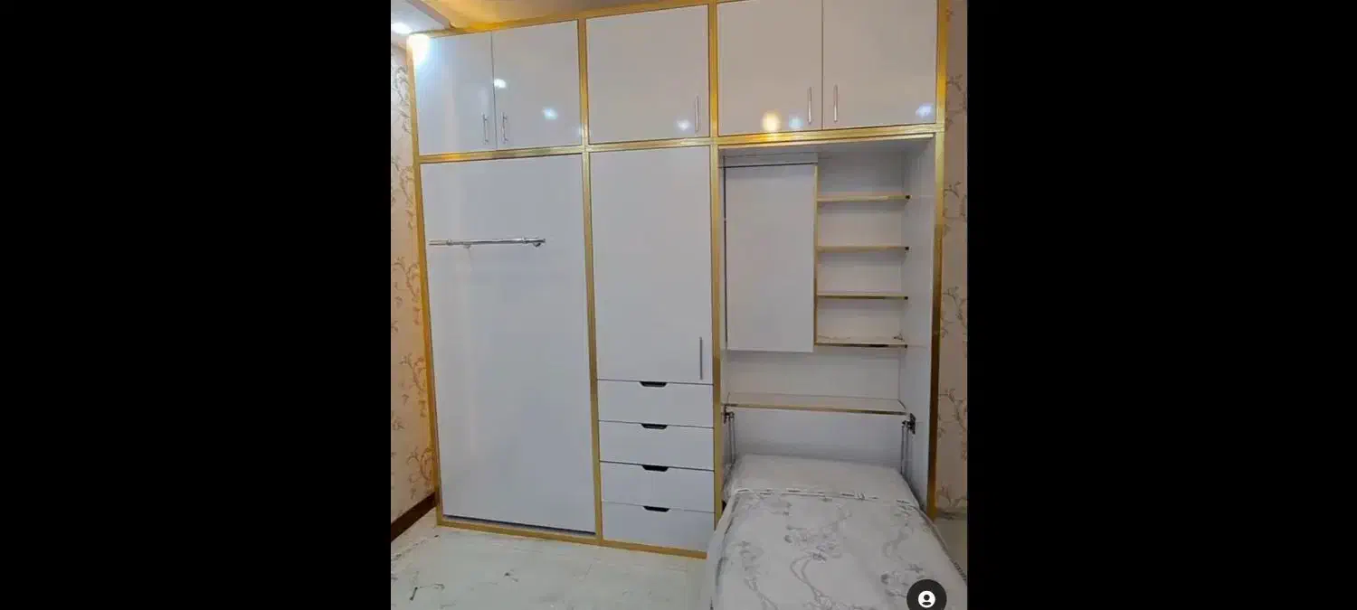 تولید طراحی و نصب کابینت و کمد دیواری|جاکفشی، کمد، دراور|اردبیل, |دیوار