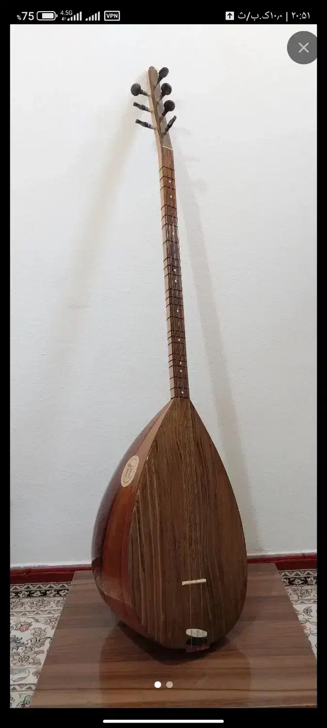 ساز باغلاما|سازهای سنتی|پارسآباد, |دیوار