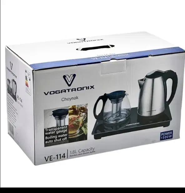 چایساز صفحه شیشه ای مارک وگاتی|سماور، چای‌ساز، قهوه‌ساز|اهر, |دیوار