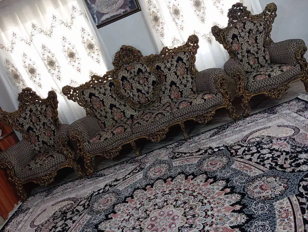 مبل سلطنتی سناتور|مبلمان خانگی و میز عسلی|احمدآبادمستوفی, |دیوار