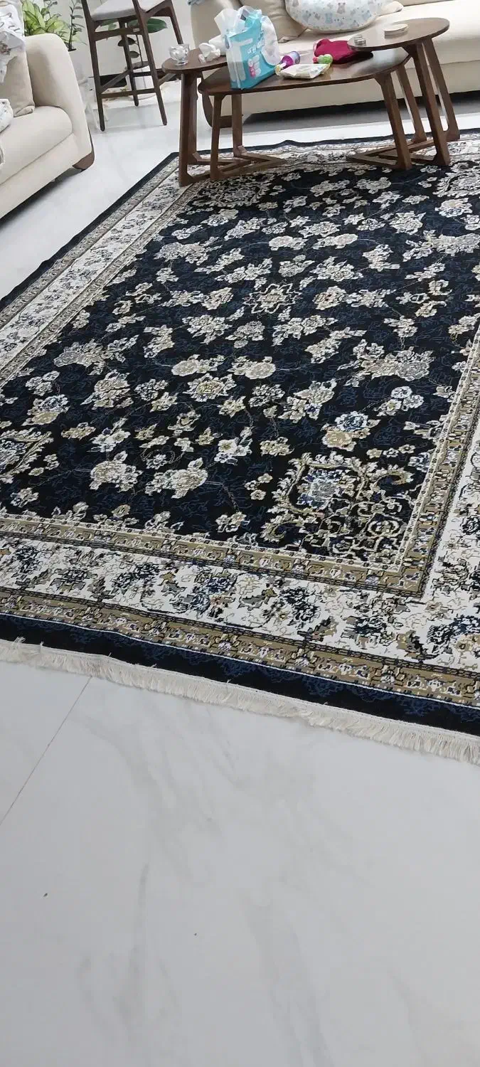 فرش 9 متری سالم در حد نو نو|فرش|مشکیندشت, |دیوار