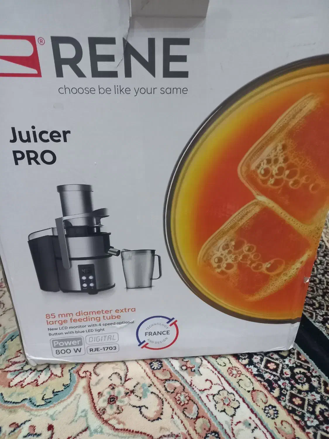 آبمیوه گیری رنه مدل RJE-1703|آبمیوهگیر و آبمرکباتگیر|کرمانشاه, |دیوار