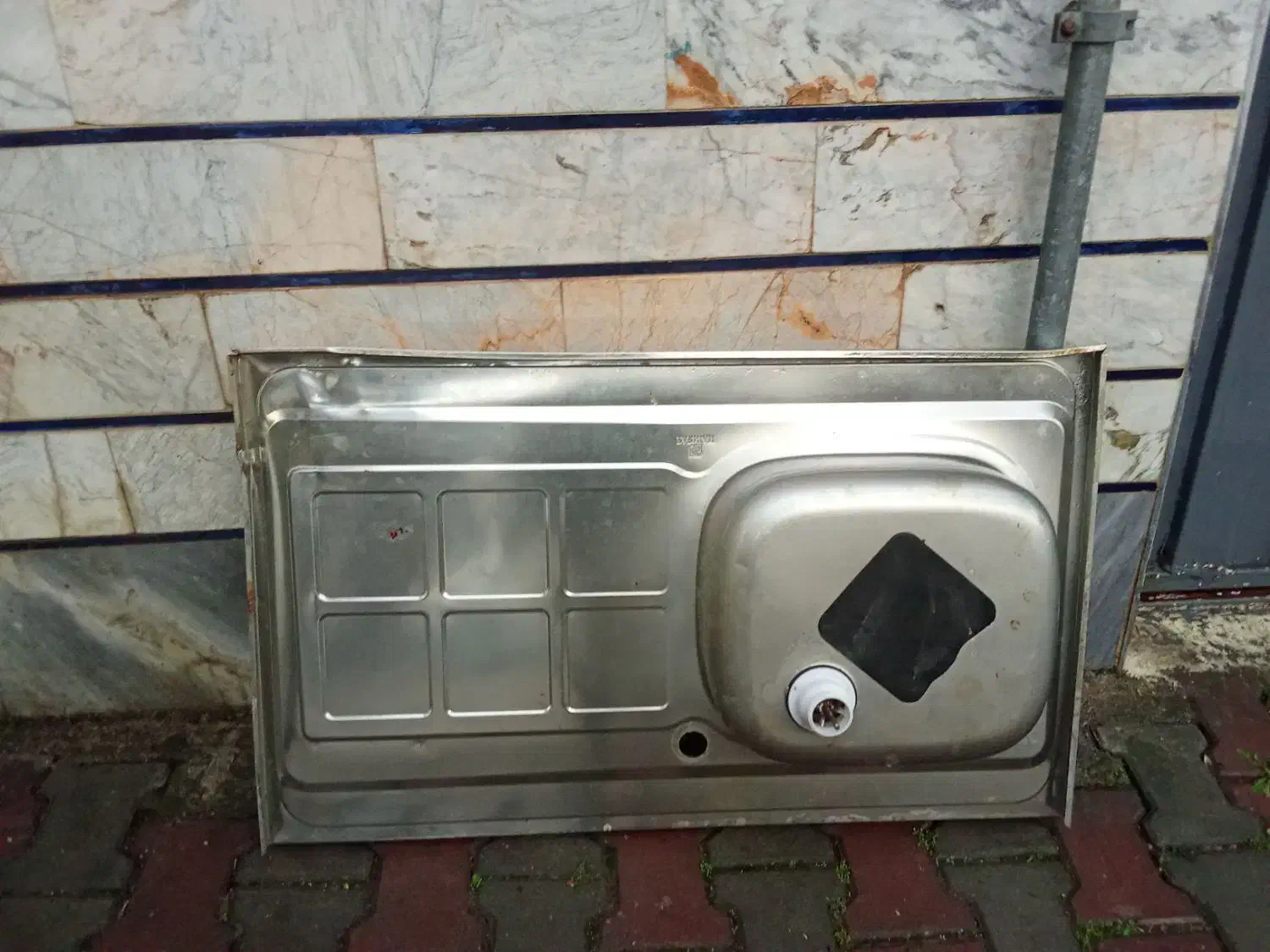 سینک استیل ورق ضخیم|مصالح و تجهیزات ساختمان|گرگان, |دیوار