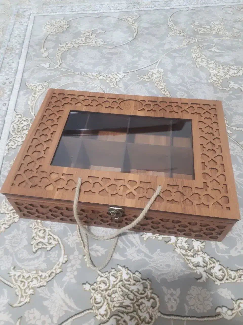 جعبه اجیل چوبی|صنایع دستی و سایر لوازم تزئینی|تهران, شهرک زینبیه|دیوار