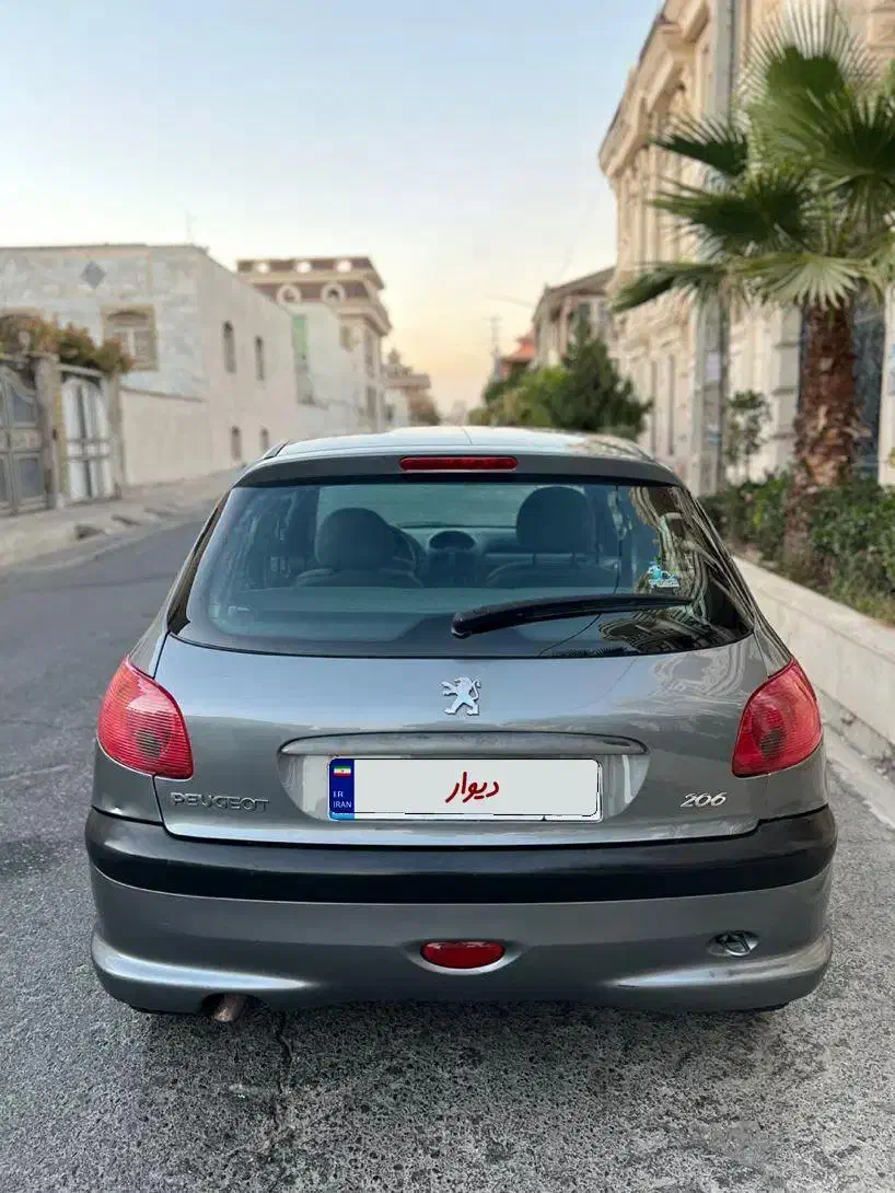 پژو ۲۰۶ تیپ ۲ بی رنگ فرانسوی کلا ۱۸۷ تا کار واقعی|خودرو سواری و وانت|تهران, بوستان چیتگر|دیوار