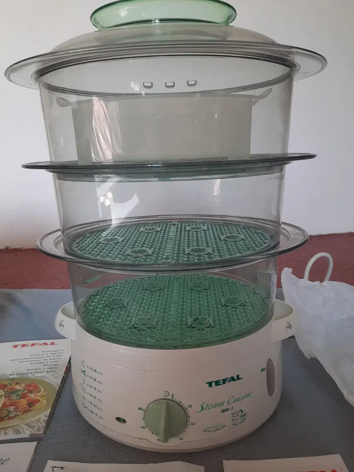 بخار پز سه طبقه تفال|اجاق گاز و لوازم برقی پختوپز|ارومیه, |دیوار