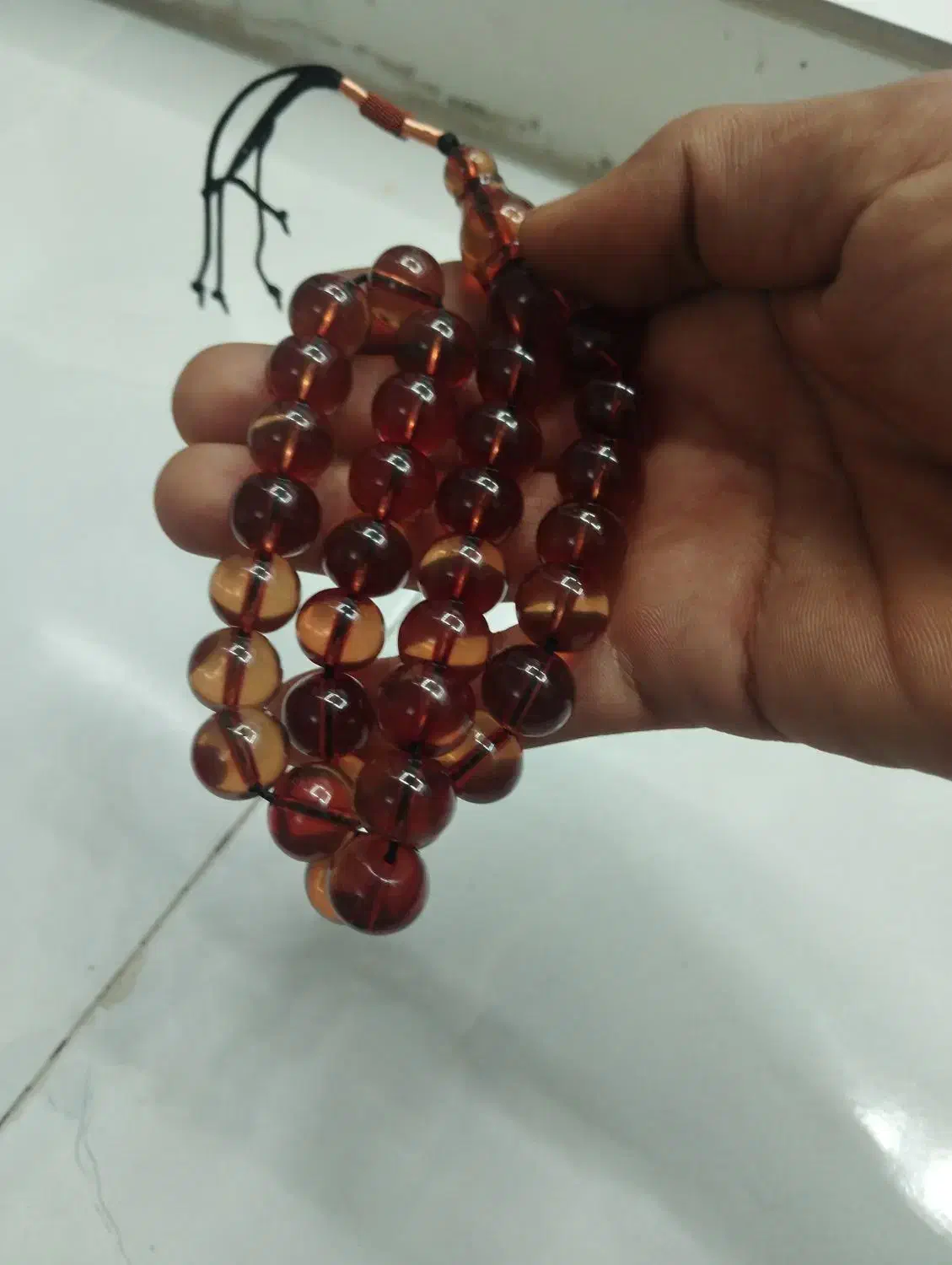 تسبیح سندلوس خوش رنگ شمش خشک پاتیل دار|جواهرات|قرچک, باقرآباد|دیوار