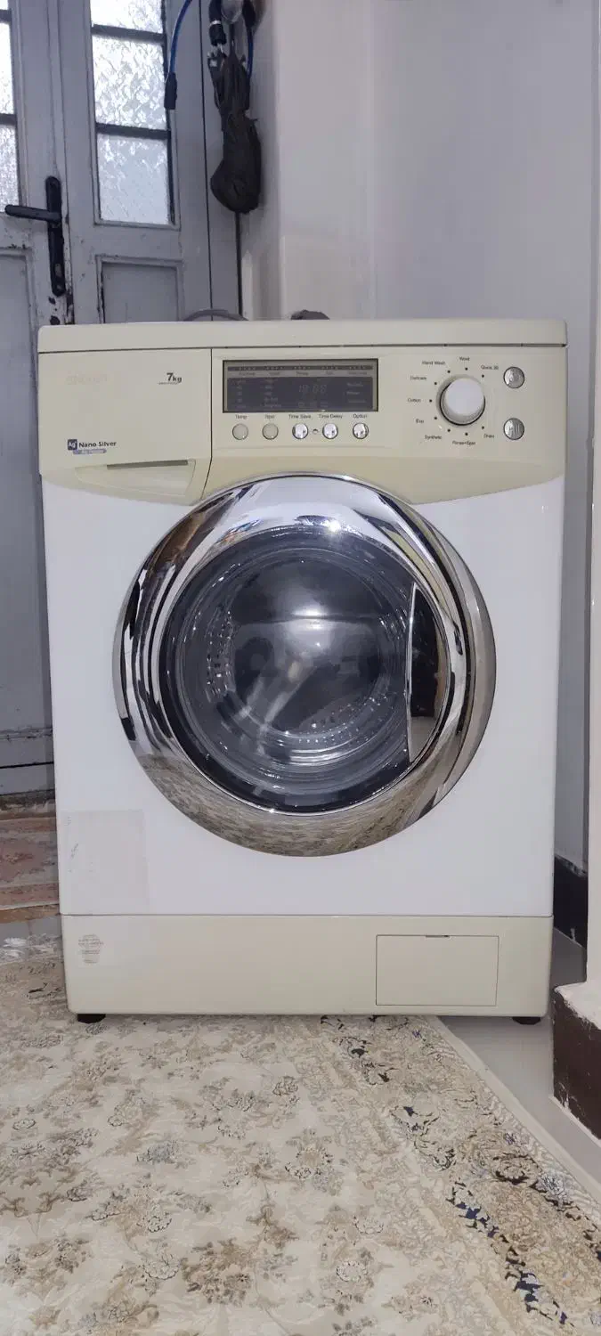 لباس‌شویی 7کیلویی|ماشین لباسشویی و خشک‌کن لباس|مهاباد (آذربایجان غربی), |دیوار