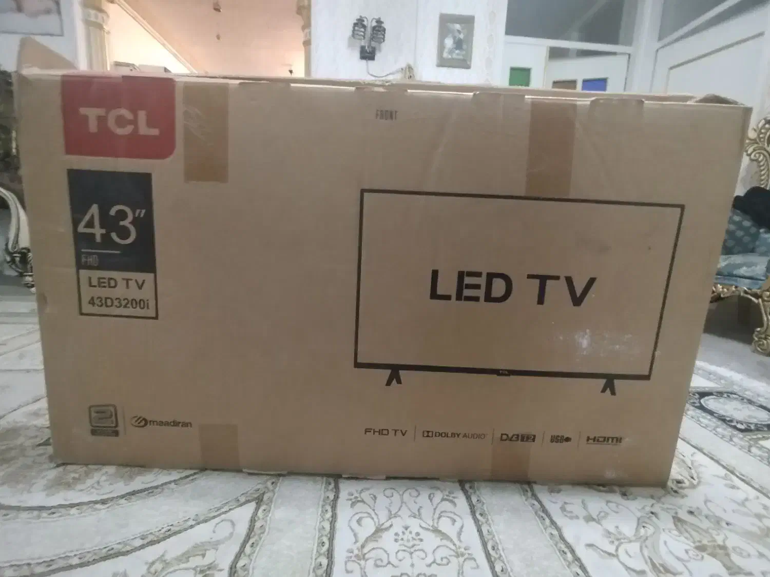 تی سی ال 43 اینچ|تلویزیون و پروژکتور|شیراز, رکن‌آباد|دیوار