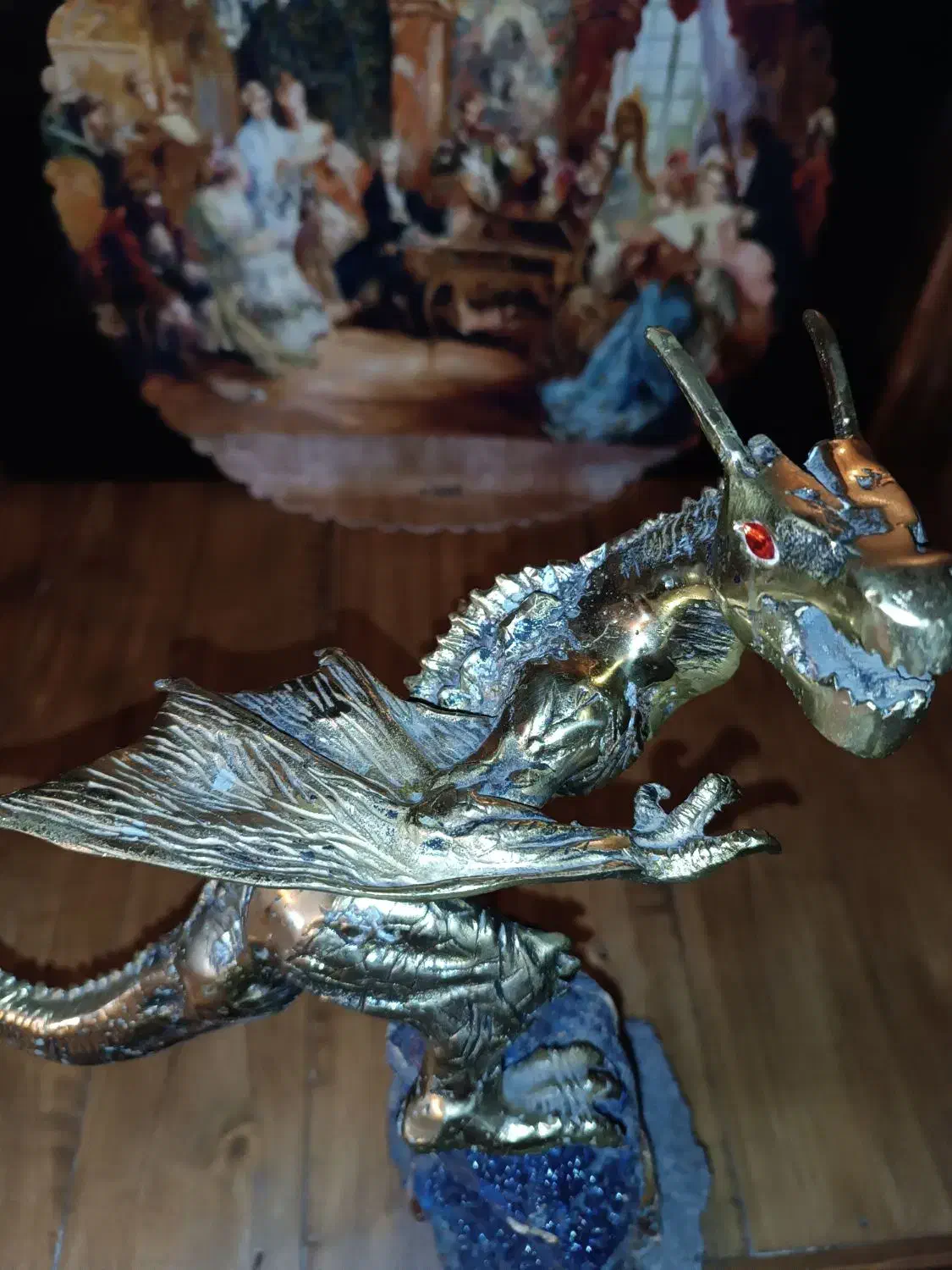 مجسمه برنزی اژدها|مجسمه، تندیس، ماکت|محمدشهر, همایون ویلا|دیوار