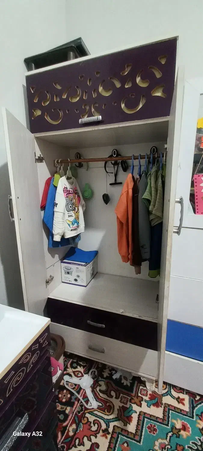 کمد لباسی|جاکفشی، کمد، دراور|کشکوئیه, |دیوار