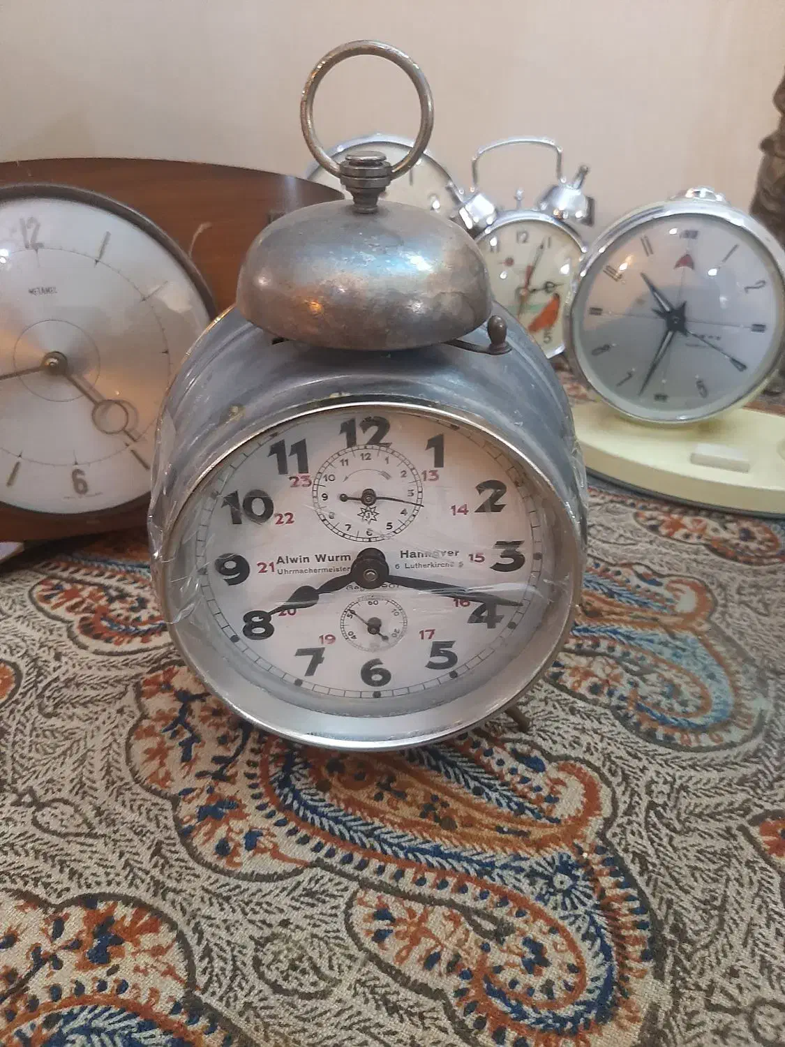 هفت عدد ساعت قدیمی|کلکسیون اشیاء عتیقه|تهران, صادقیه|دیوار