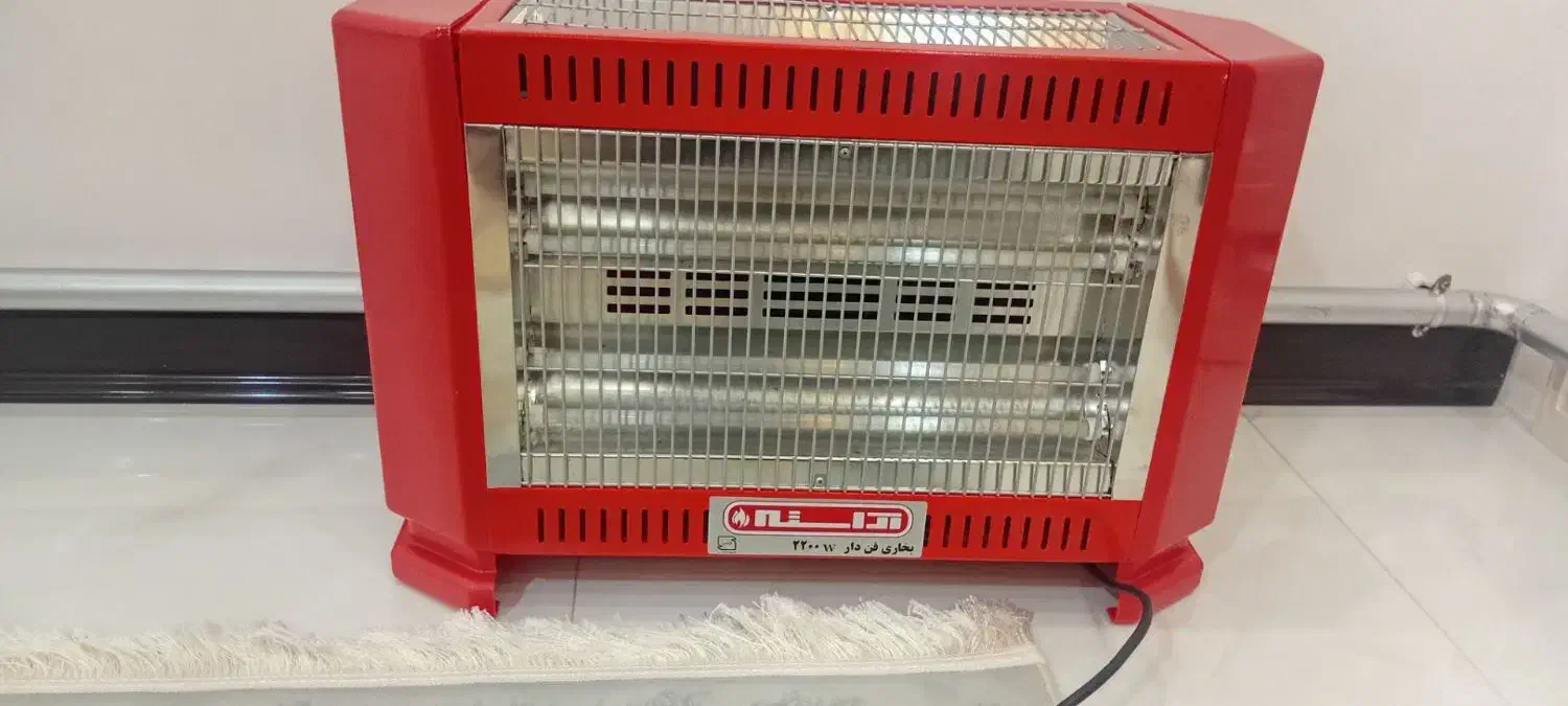 بخاری برقی فن دار ۲۲۰۰وات|بخاری، هیتر، شومینه|شاهین دژ, |دیوار
