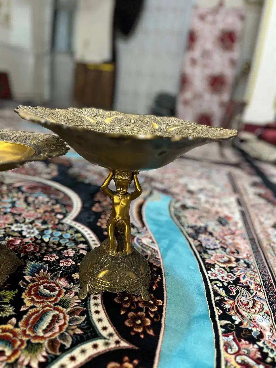 چهار تیکه برنزه|ظروف سرو و پذیرایی|الوند, |دیوار