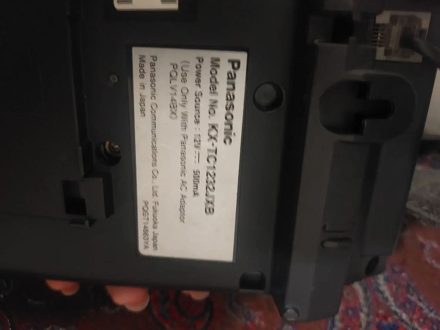 گوشی بیسیم منشی دار اصل ژاپن پاناسونیک د حد|تلفن رومیزی|رشت, حومه رشت|دیوار