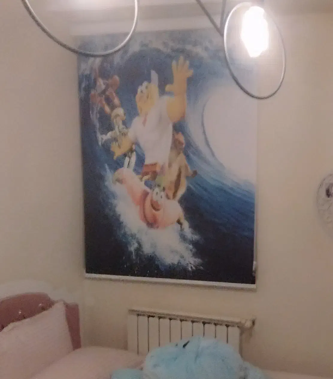 پرده اتاق کودک در حد نو فقد ۶ ماه  نصب شده|پرده، رانر، رومیزی|پردیس, فاز ۸|دیوار