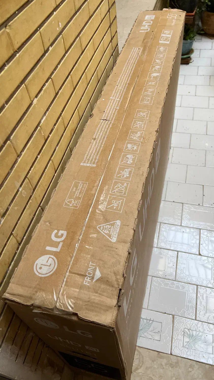 تلویزیون ال جی مدل جدید ۵۵اینچ|تلویزیون و پروژکتور|شیراز, شهرک گلستان|دیوار