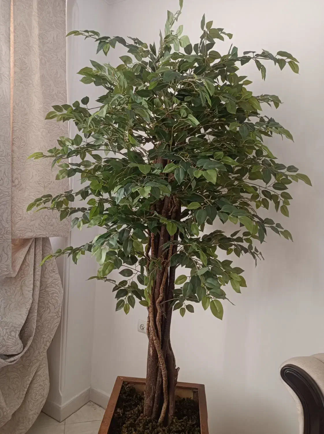 درختچه مصنوعی درحد نو|گل مصنوعی|اندیشه, اندیشه فاز ۳|دیوار