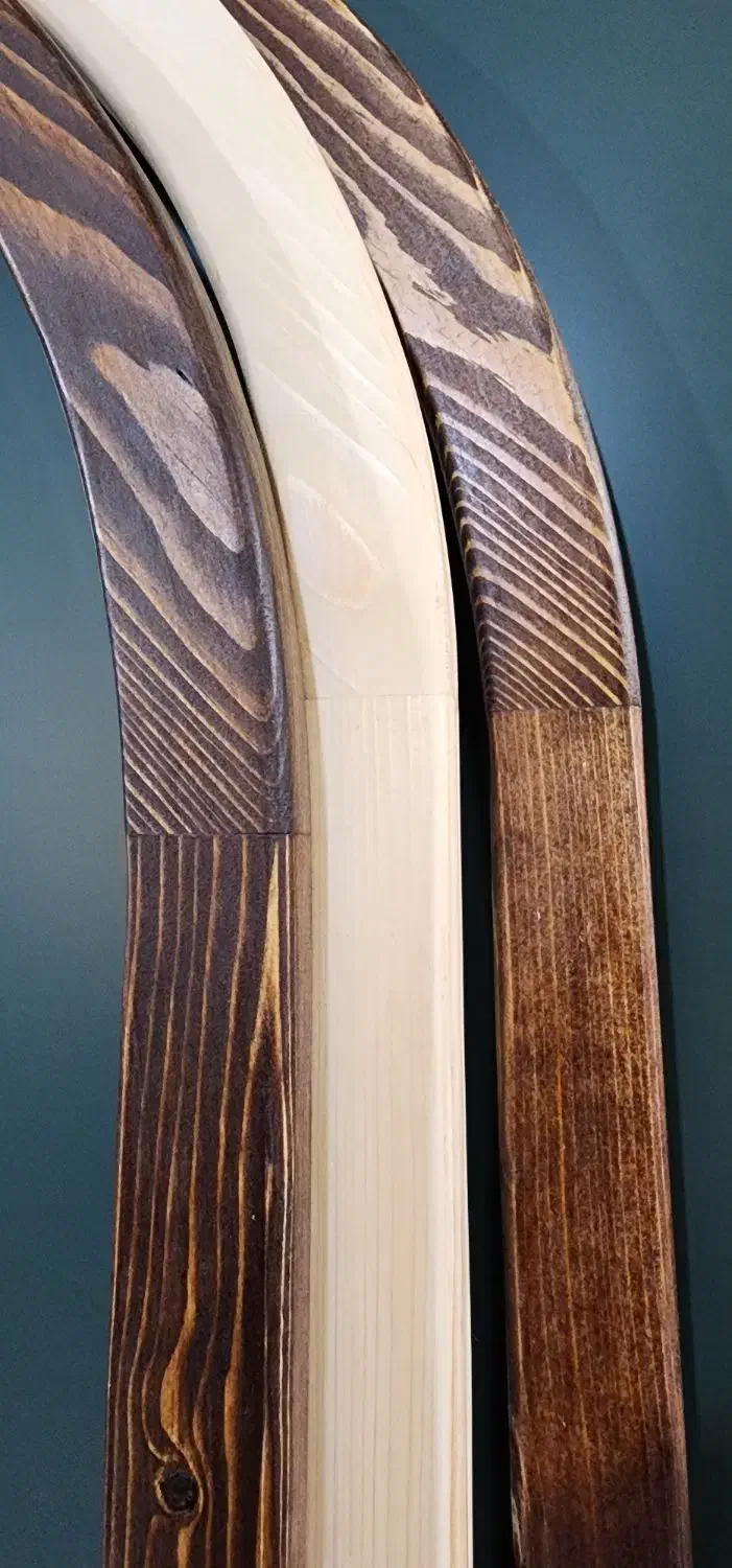 قاب اینه /آینه قدی/قاب چوبی/اینه/قاب دفرمه|آینه|کرج, مجتمع صنفی صنعتی|دیوار