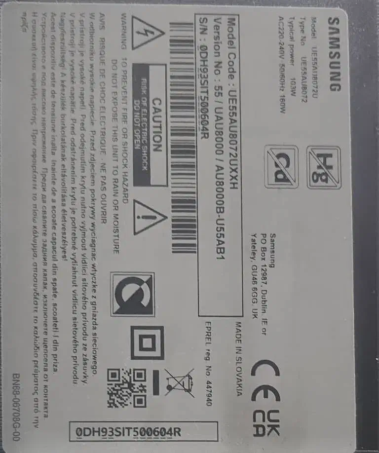 تلویزیون سامسونگ UE55au8072|تلویزیون و پروژکتور|تهران, دبستان|دیوار