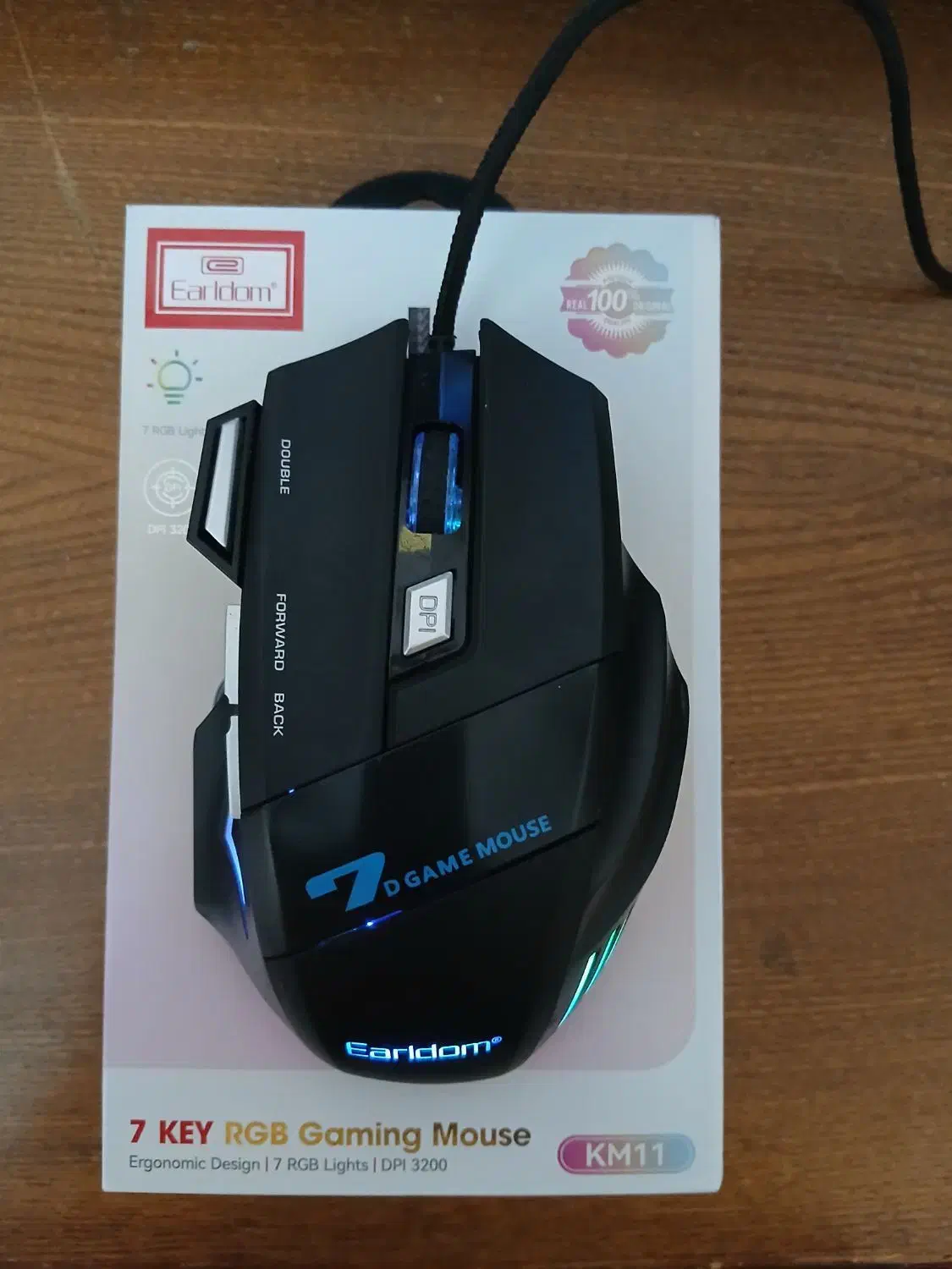 موس KM11 مخصوص بازی ها و بدوارز با قابلیت اتو کلیک|قطعات و لوازم جانبی رایانه|اهر, |دیوار